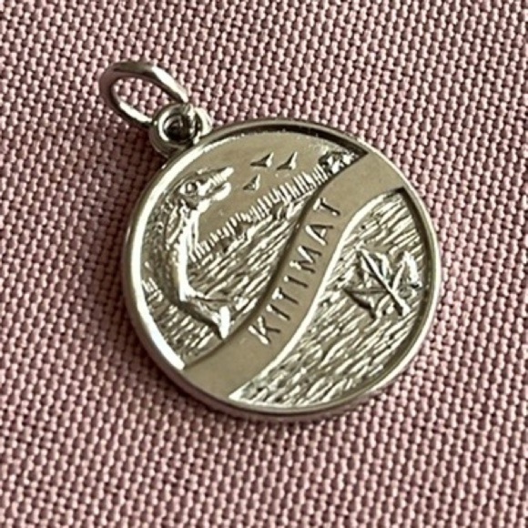 KITIMAT Sterling Silver Charm or Necklace Pendant. Vintage Canadiana Fishing - Picture 7 of 7